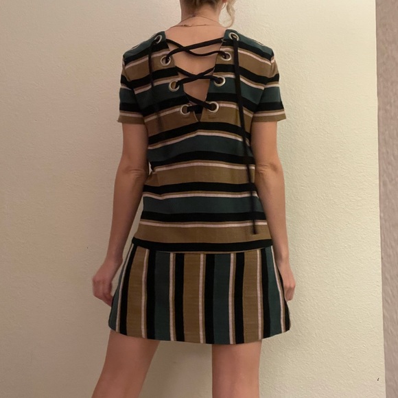 Mod Striped Dress - Picture 3 of 3